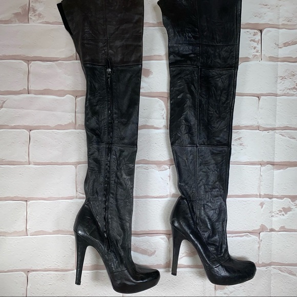 report thigh high boots